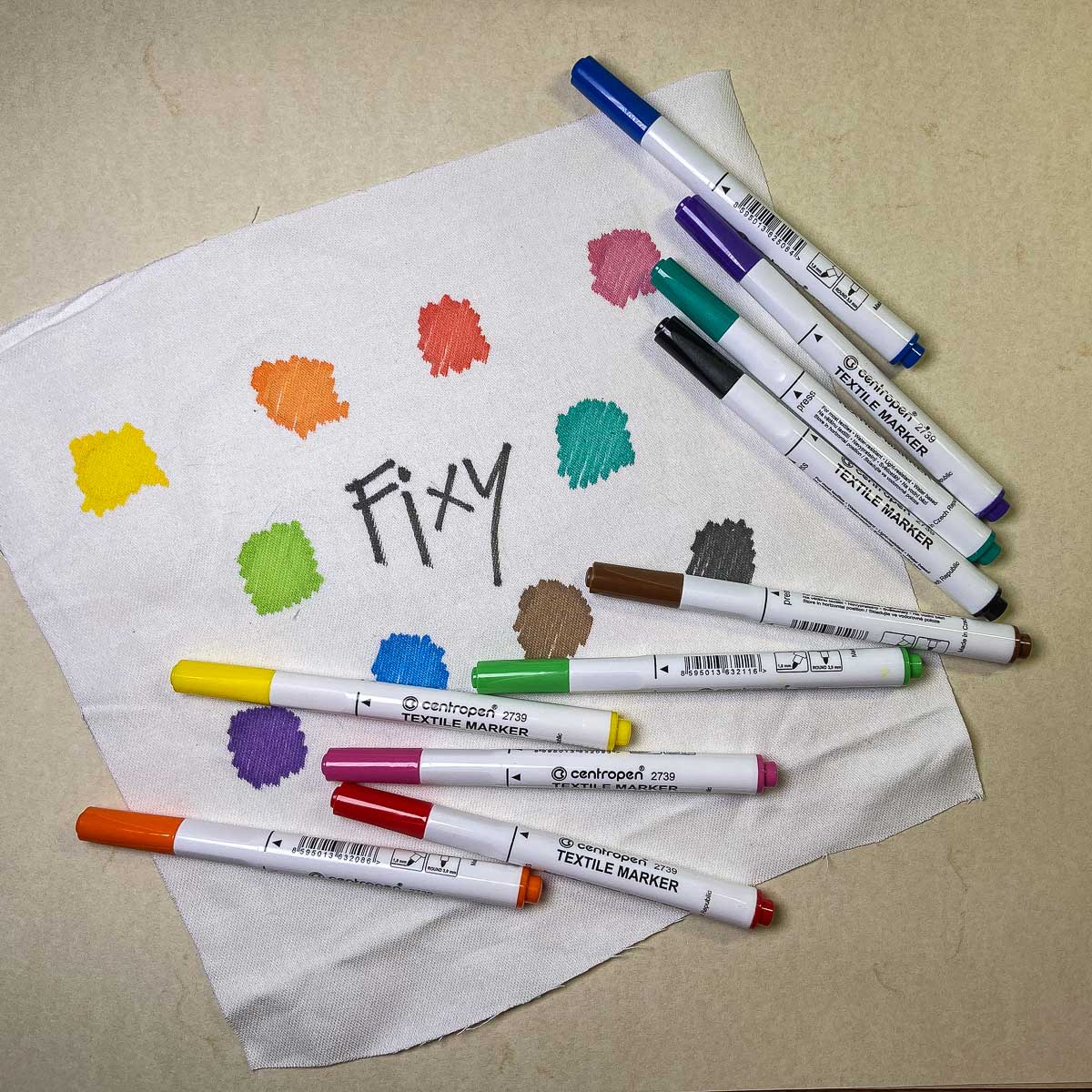 Fix na textil – oranžový