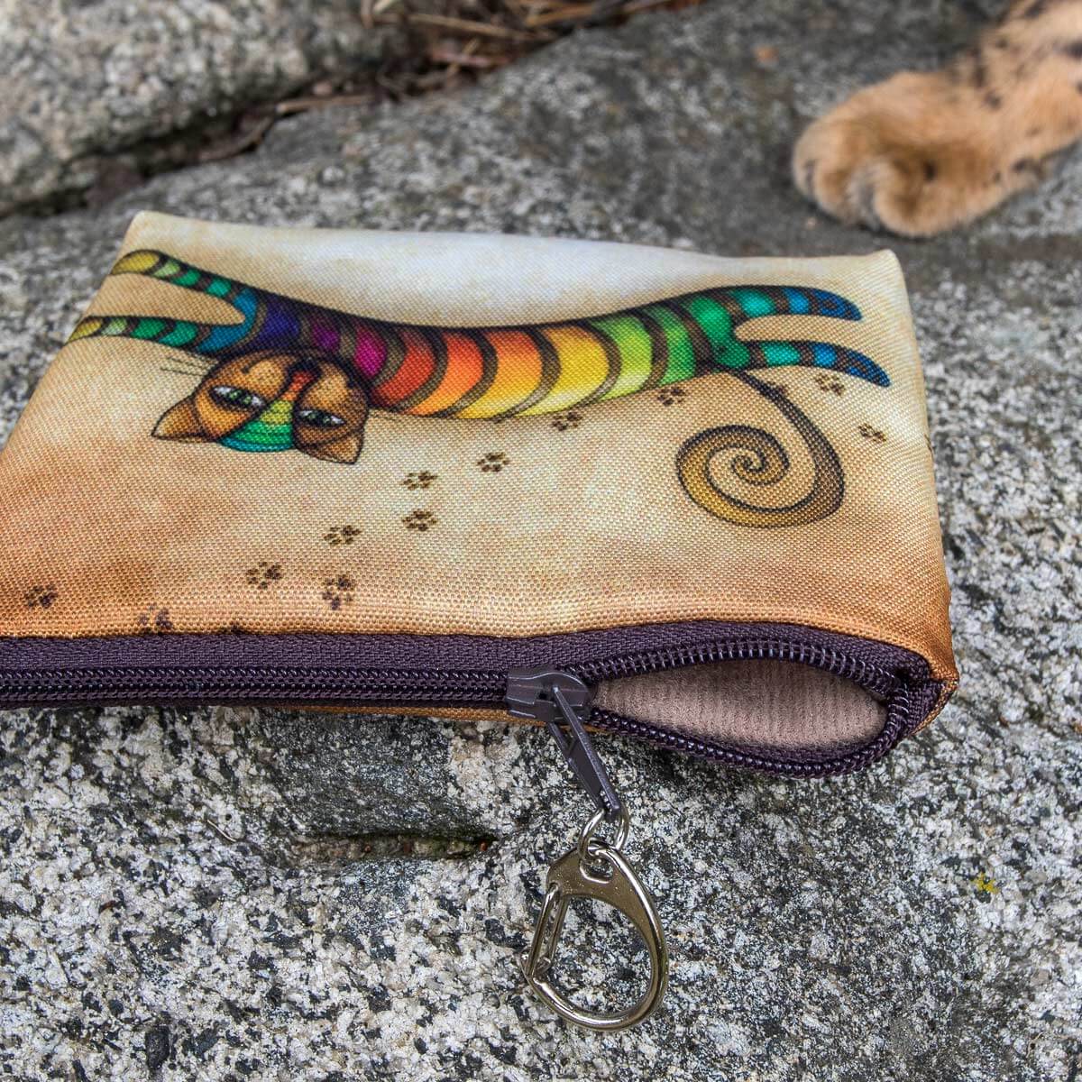 Peněženka Duhová kočka