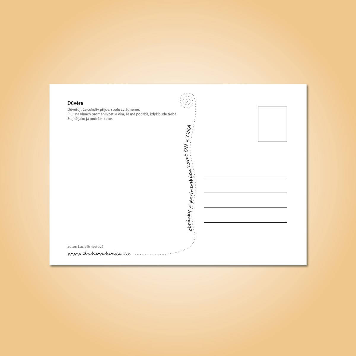 Pohlednice Důvěra