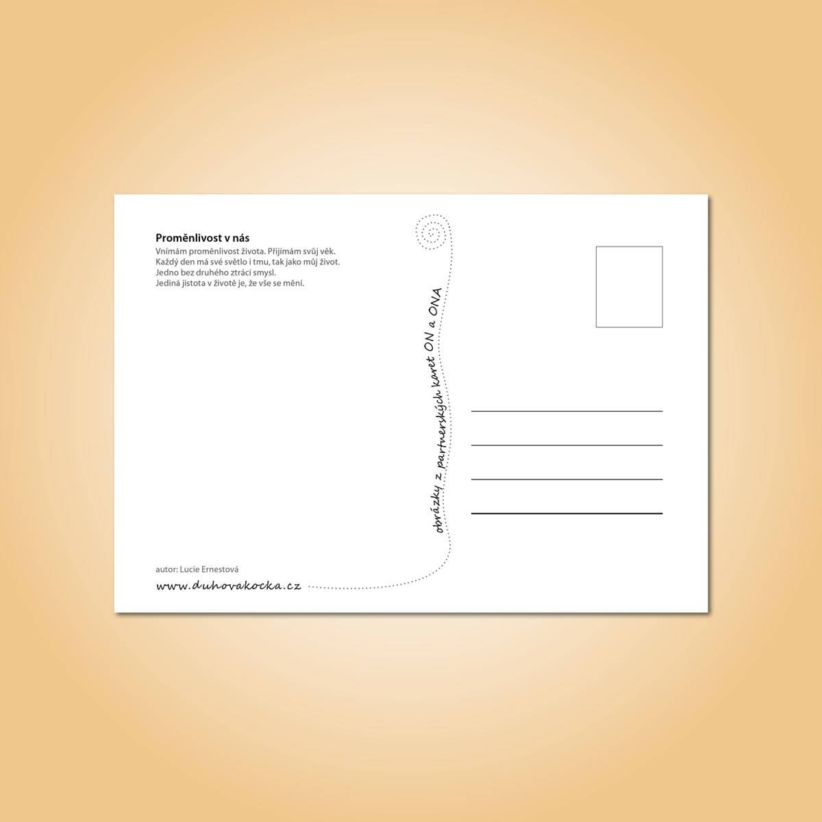 Pohlednice Proměnlivost