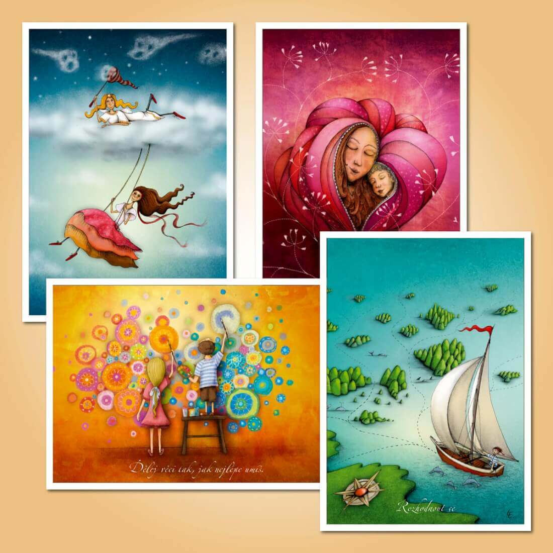 Sada pohlednic Cesta k sobě