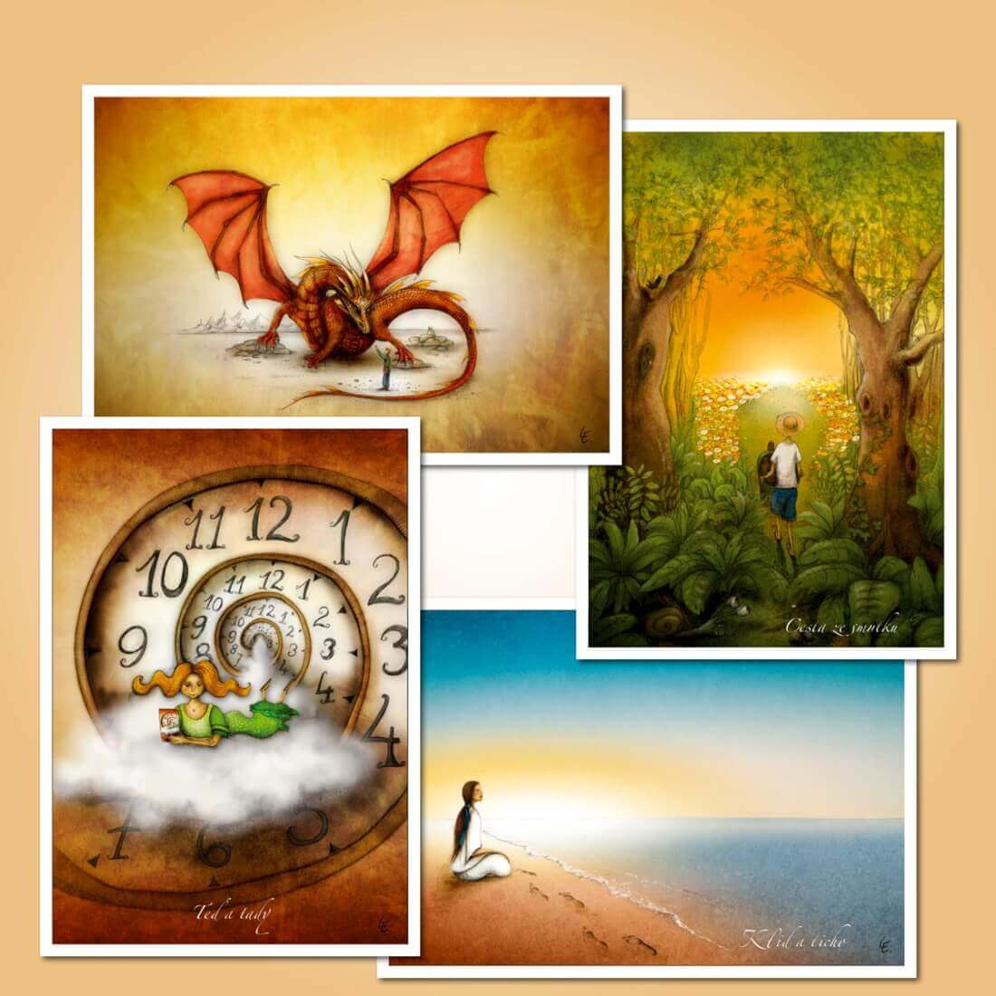 Sada pohlednic Cesta k sobě