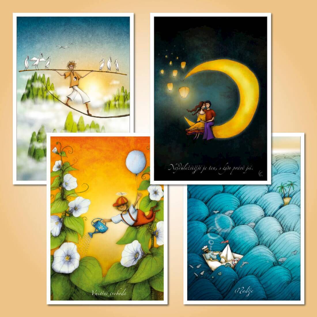 Sada pohlednic Cesta k sobě