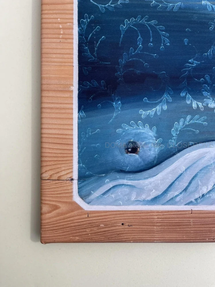 Obraz Velryba a loďka