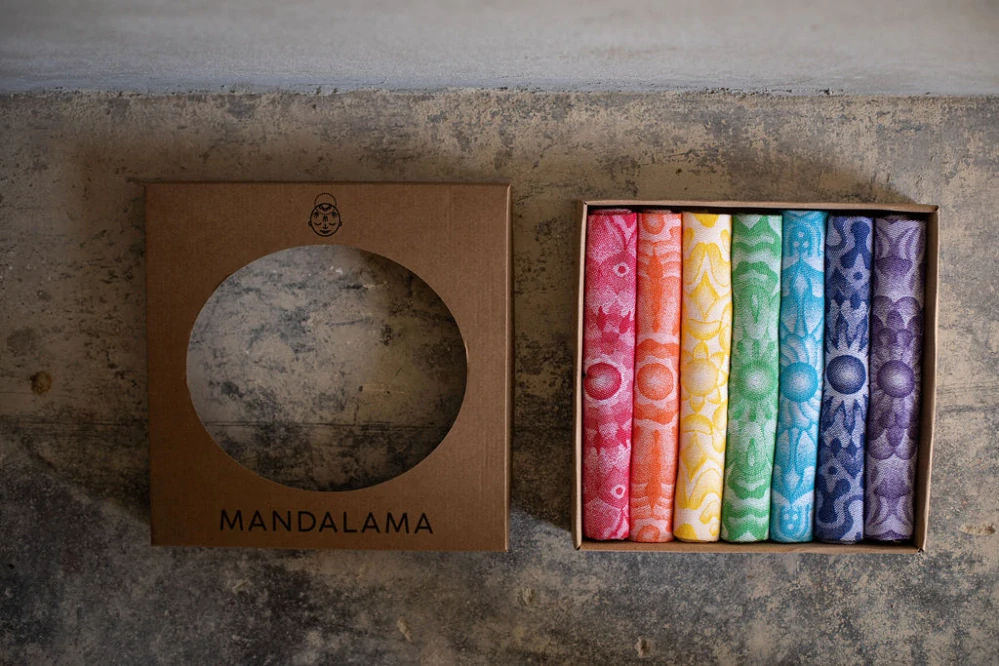 Kolekce utěrek mandala – dárkové balení