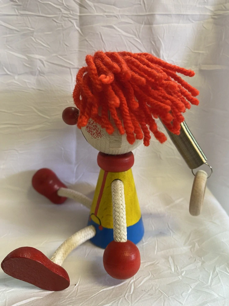 Figurka na pružině - Šašek