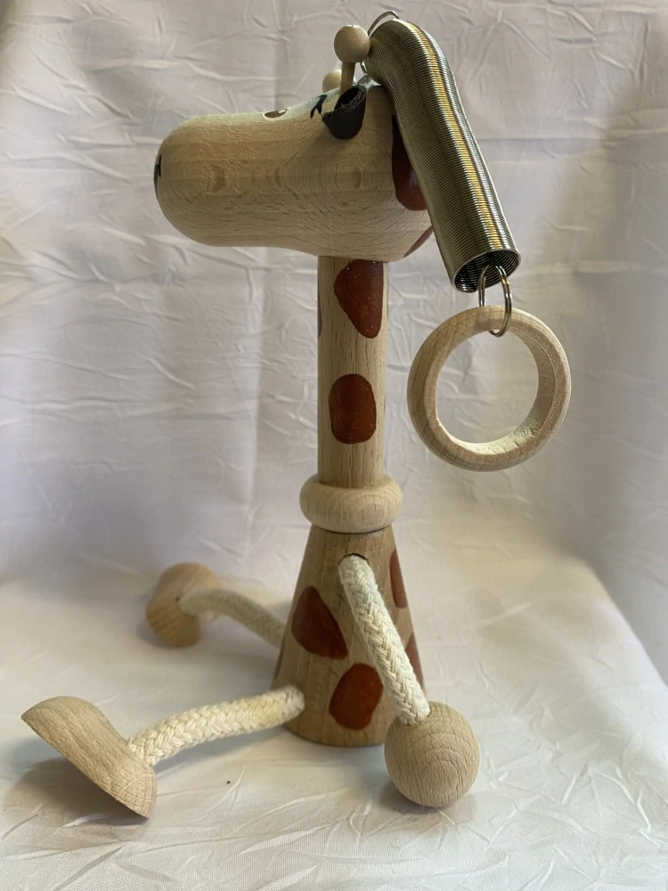 Figurka na pružině - Žirafa