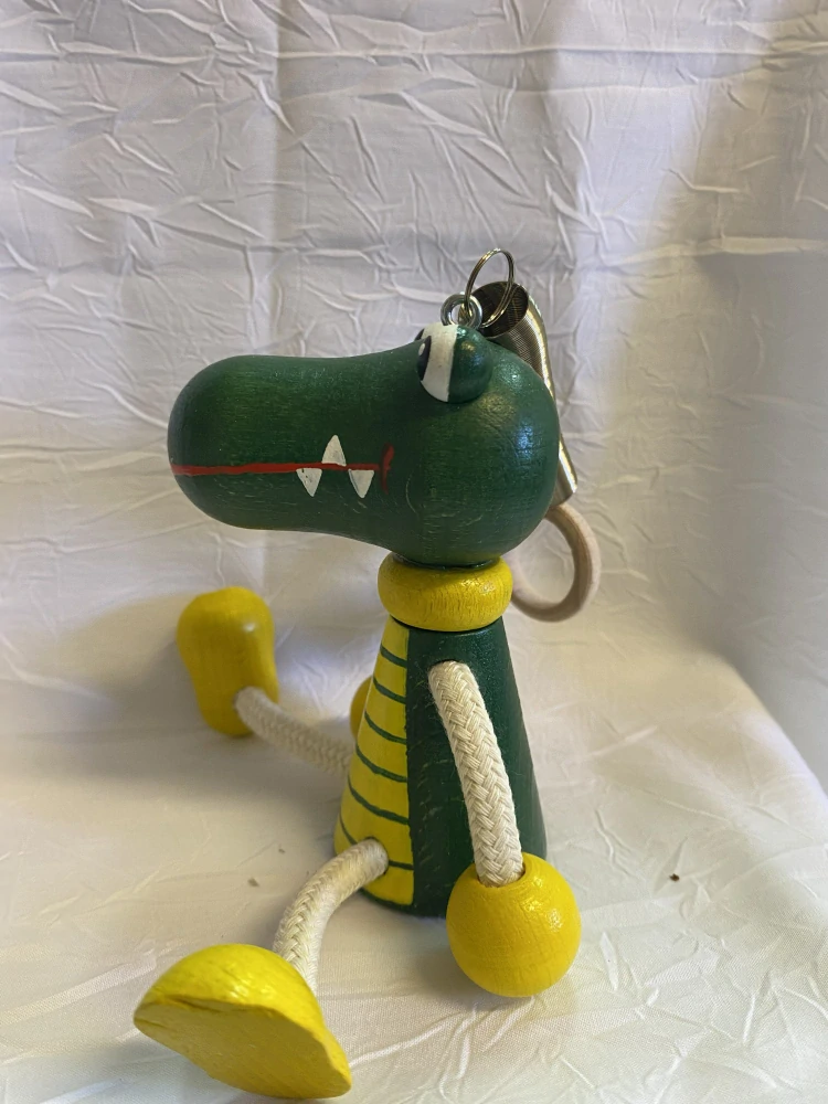 Figurka na pružině - Krokodýl