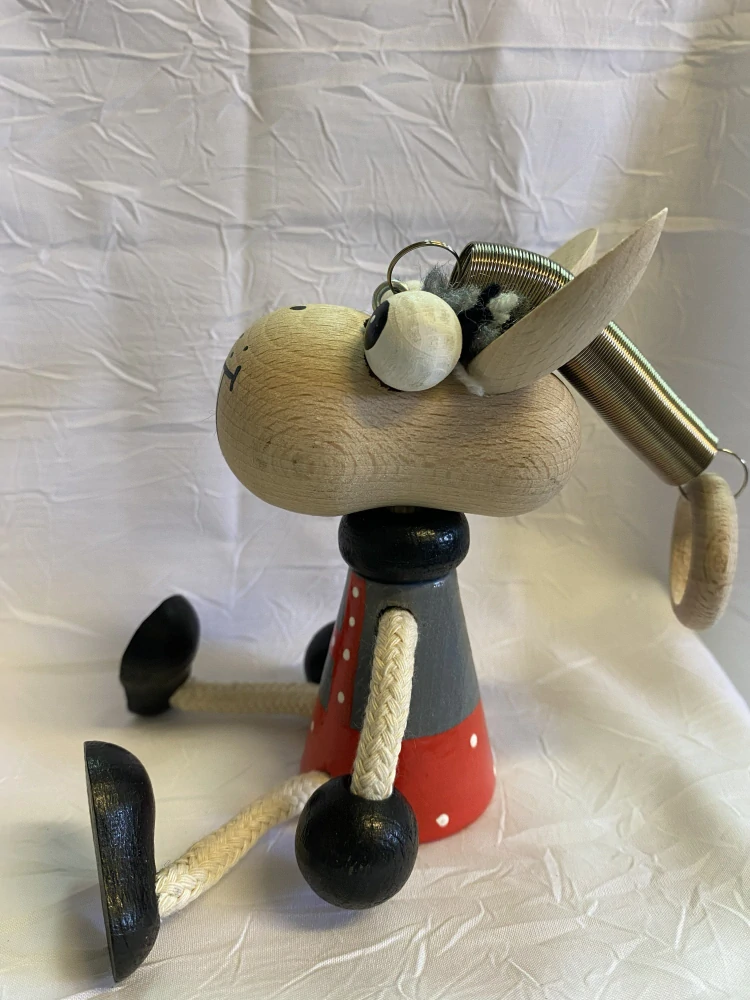 Figurka na pružině - Oslík