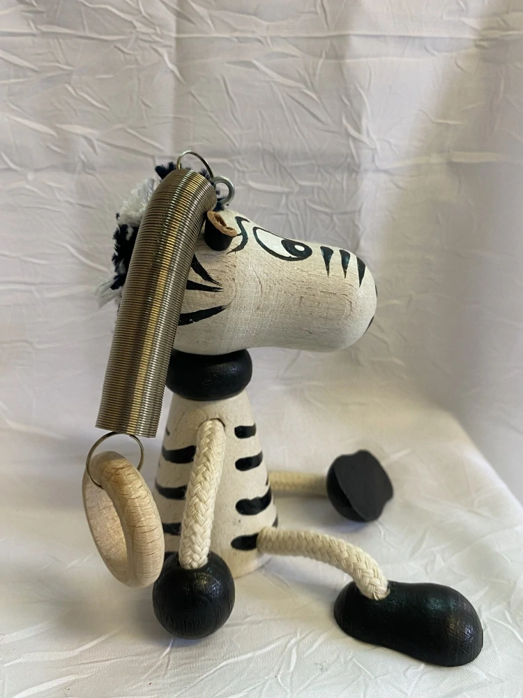 Figurka na pružině - Zebra