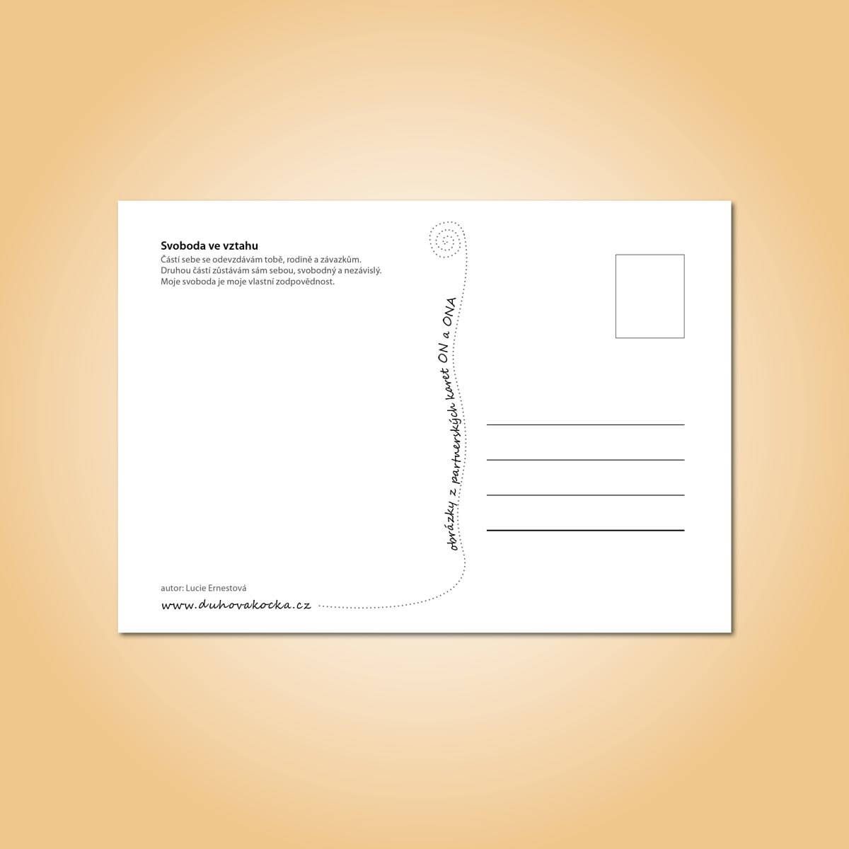 Pohlednice Svoboda ve vztahu
