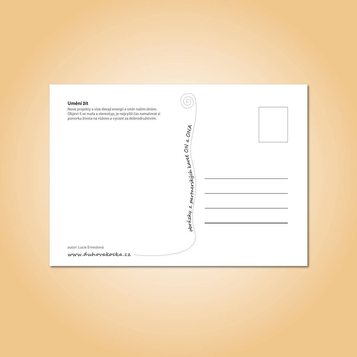 Pohlednice Umění žít