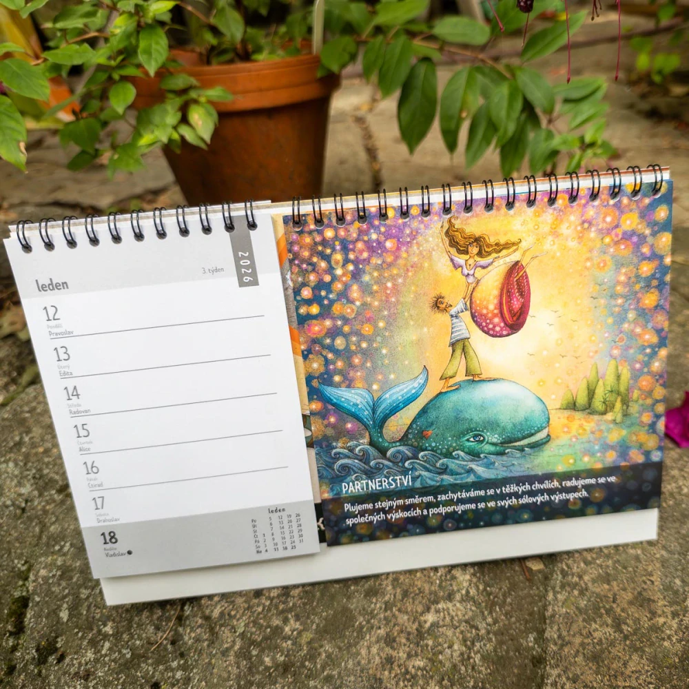 Stolní inspirační kalendář 2026