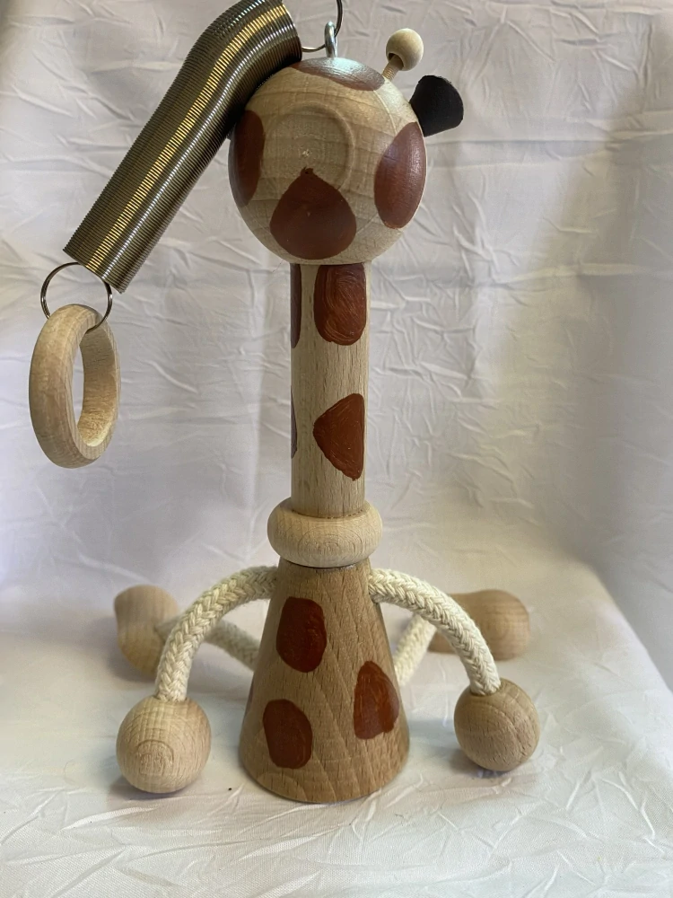 Figurka na pružině - Žirafa