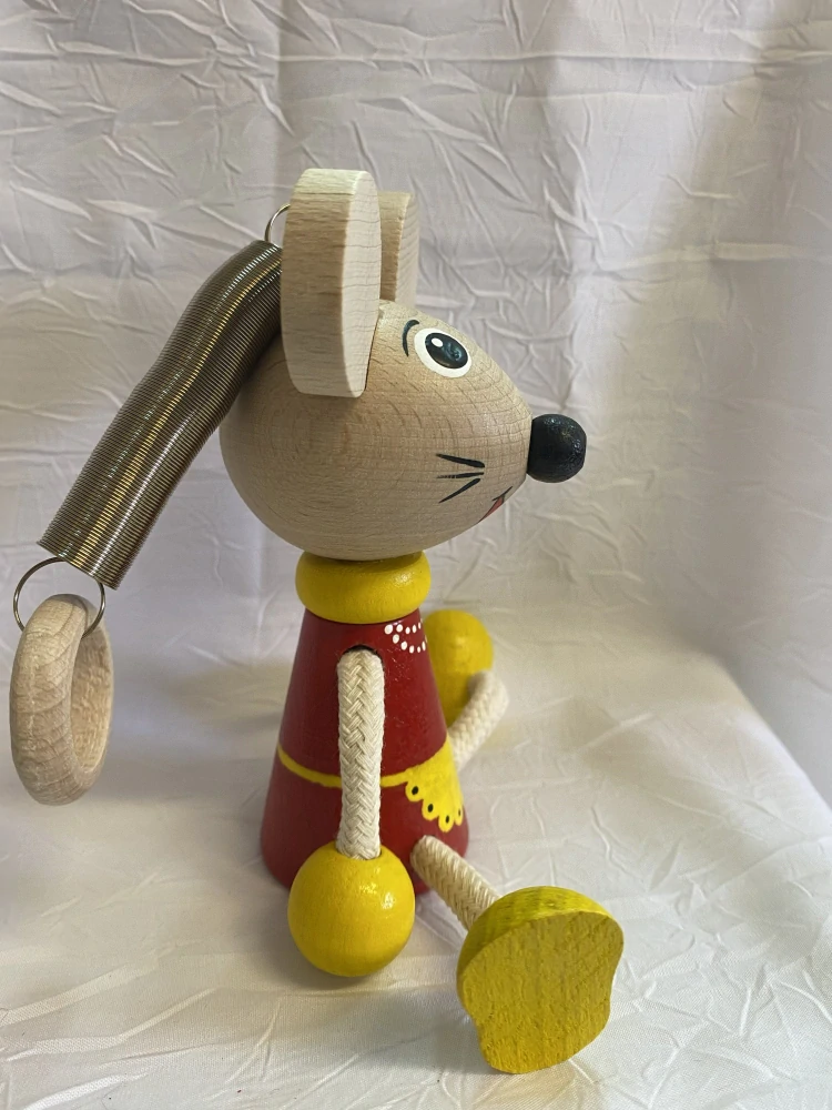 Figurka na pružině - Myška