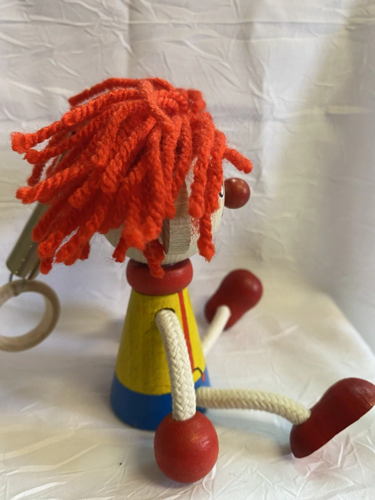 Figurka na pružině - Šašek