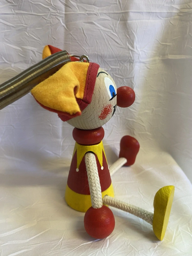 Figurka na pružině - Kašpárek 