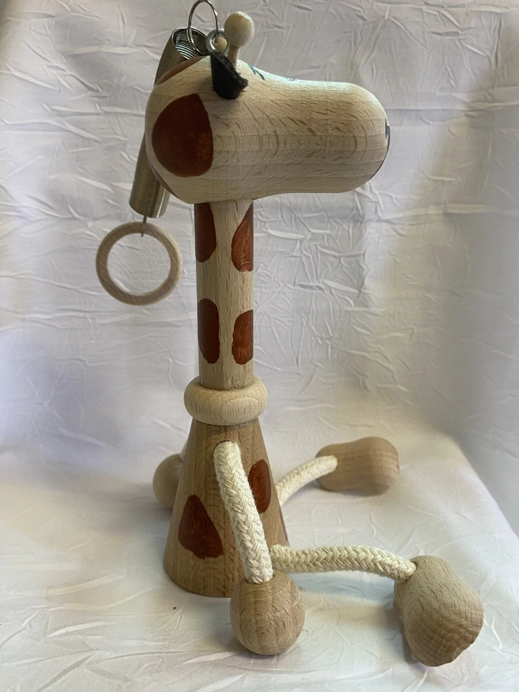 Figurka na pružině - Žirafa