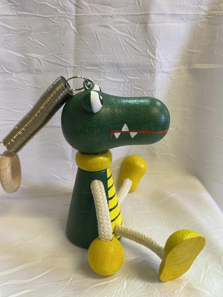 Figurka na pružině - Krokodýl