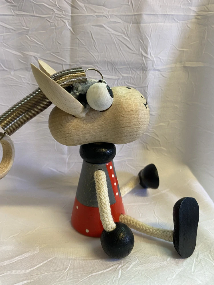 Figurka na pružině - Oslík