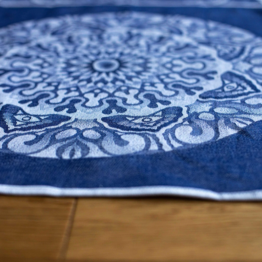 Utěrka mandala – tmavě modrá