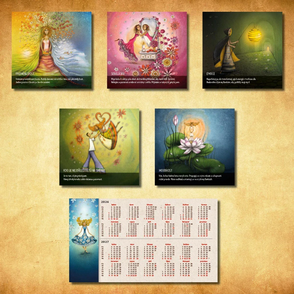Stolní inspirační kalendář 2026