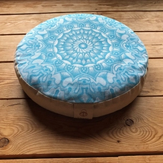 Meditační sedák 7 barev čaker - světle modrá