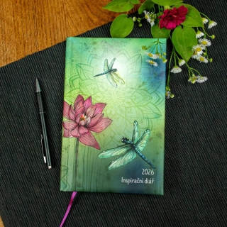 Inspirační diář Lotos a vážky 2026