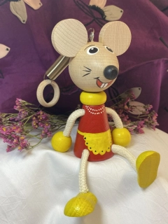 Figurka na pružině - Myška