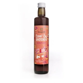 Černý čaj Broskev sirup BIO